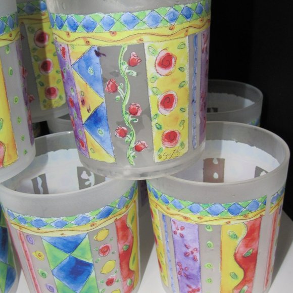 PRECIDIO MELAMINE 12 OZ. DRINKING GLASSES. MULTICOLOURED. - Picture 3 of 5